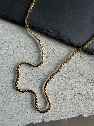 Çelik Gold Kolye 25