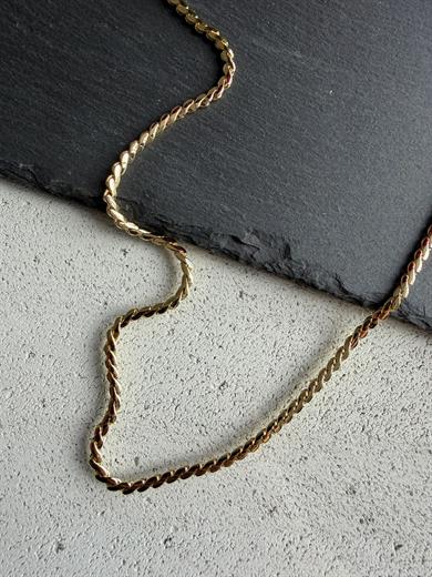 Çelik Gold Kolye 25