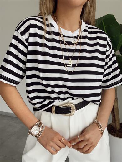 Çizgili Kısa Basic