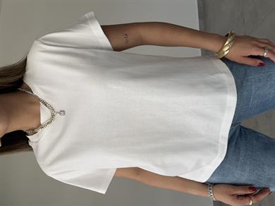 Cs Beyaz Basic Tişört