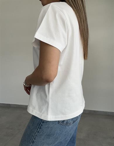 Cs Beyaz Basic Tişört