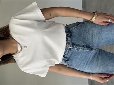 Cs Beyaz Basic Tişört