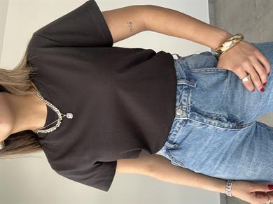 Cs Siyah Basic Tişört