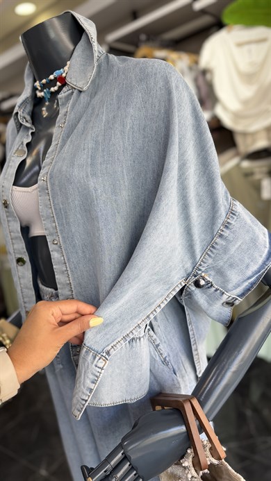 Denim Gömlek Pantolon Takım