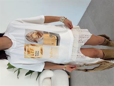 Ekru Butter Yellow Tshirt