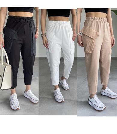 Ekru Cepli Tasarım Eşofman