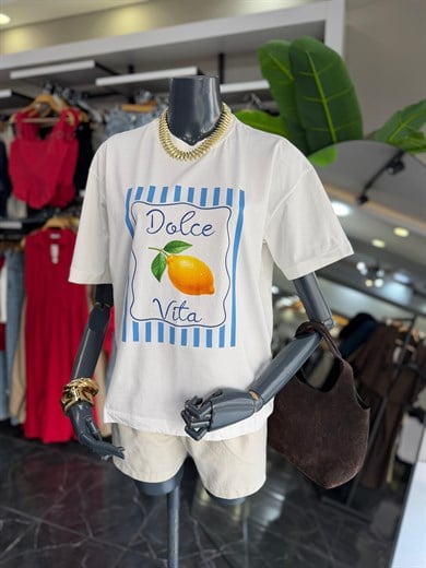 Ekru Dolce Limon Tshirt