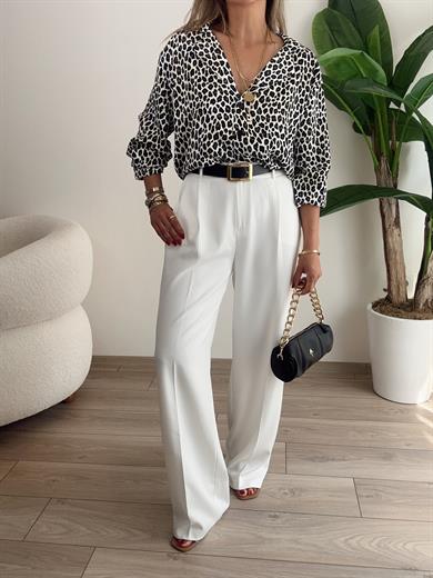 Ekru Hürrem Palazzo Pantolon