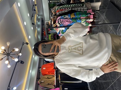 Ekru İçi Şardonlu Sweatshirt