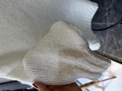 Ekru Simli Triko Kazak