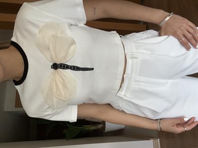 Ekru Yusufcuk Detaylı Tişört