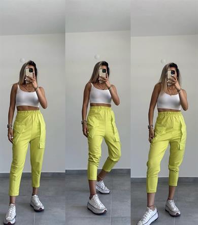 Fıstık Yeşili Cepli Eşofman