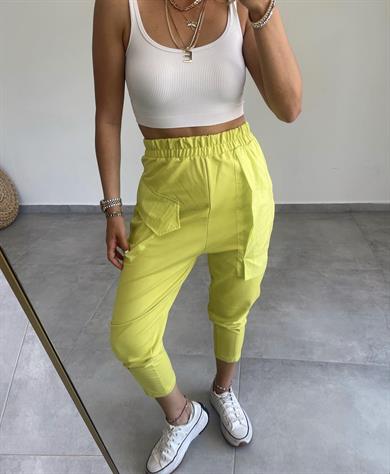 Fıstık Yeşili Cepli Eşofman