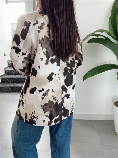 Gabardin Oversize Ceket