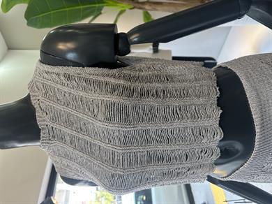 Gri Ajurlu Triko Atlet