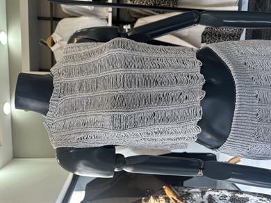 Gri Ajurlu Triko Atlet