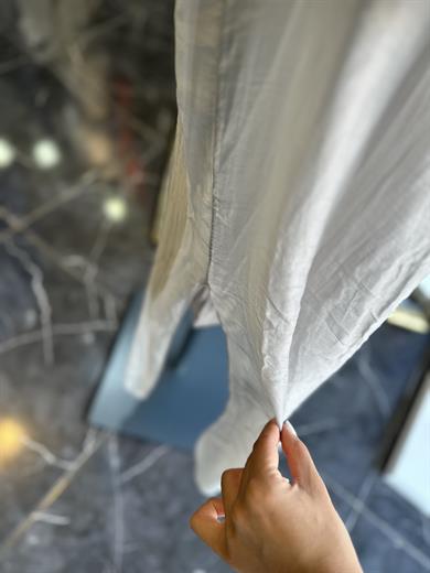 Gri İpek Saten İthal Elbise