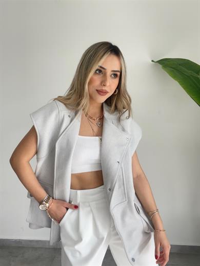 Gri Kapaklı Cep Yelek