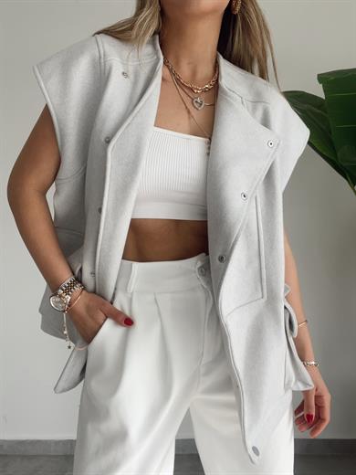 Gri Kapaklı Cep Yelek