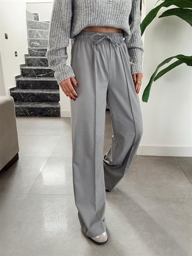 Gri Poliviskon Pantolon