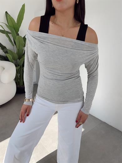 Gri-Siyah İçli Body Takım