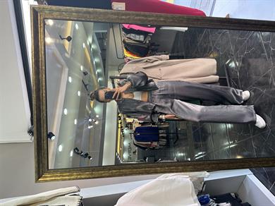 Gümüş Parlak Bomber Ceket