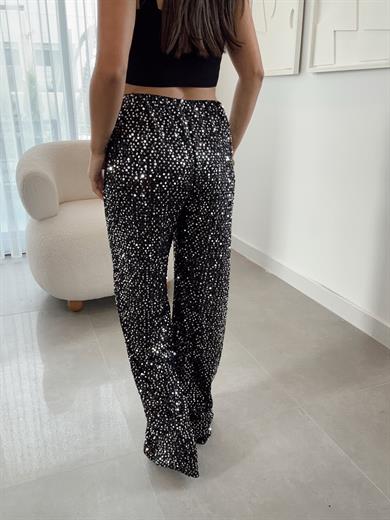 Gümüş Pul Payet Pantolon