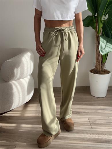 Haki Bol Paça Modal Pantolon