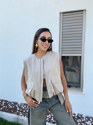 Hardy Bej Bomber Yelek