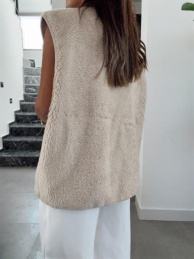 Harlow Bej Teddy Yelek