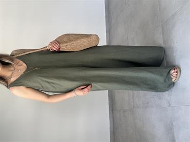 HELEN Bohem Haki Keten Tulum