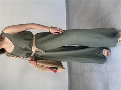 HELEN Bohem Haki Keten Tulum