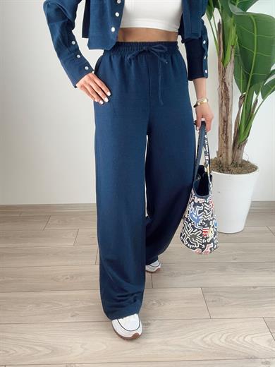 Helen Keten Gömlek Pantolon Takım-Lacivert