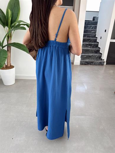 Helen Saks  Müslin Askıları Ayarlanabilir Elbise