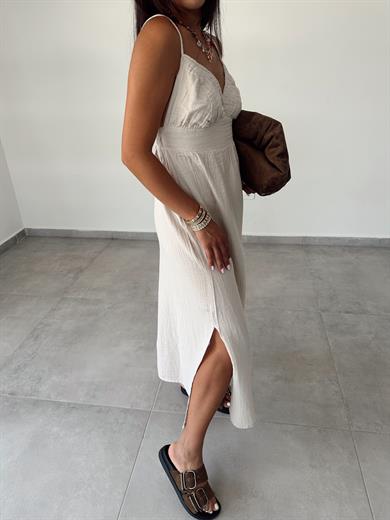 Helen Taş Müslin Askıları Ayarlanabilir Elbise