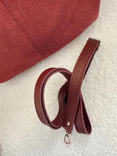 Helena Bordo Süet Model El Ve Kadın Omuz Çantası