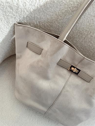 Helena Vizon Süet Model El Ve Kadın Omuz Çantası