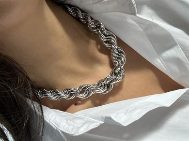 Helina Gümüş Kolye