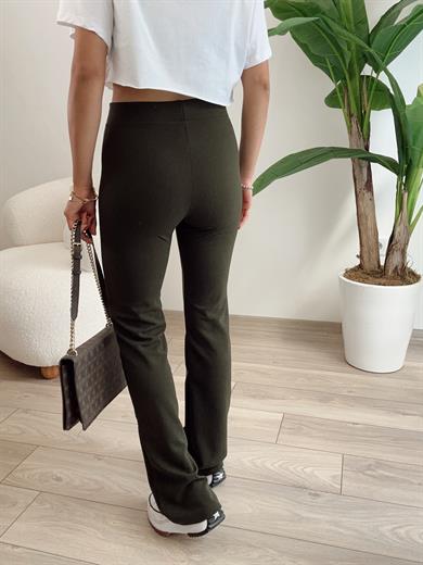 Hely Haki Toparlayıcı İspanyol Tayt Pantolon