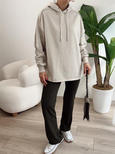 Hely Haki Toparlayıcı İspanyol Tayt Pantolon