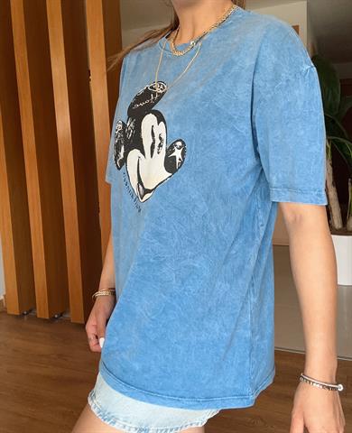 İndigo Mickey Tişört