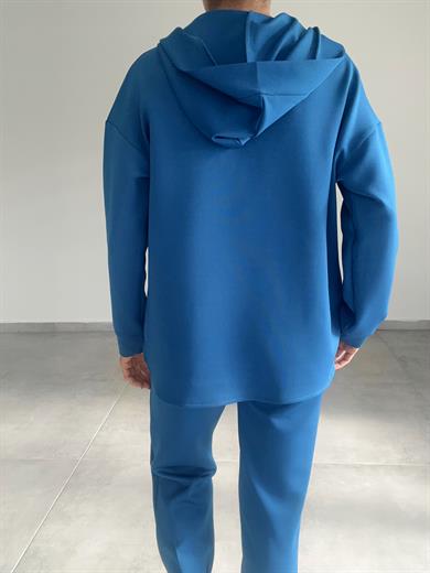 İndigo Scuba Sweatshirt