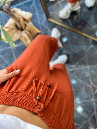 Jendy Kiremit Şalvar Pantolon