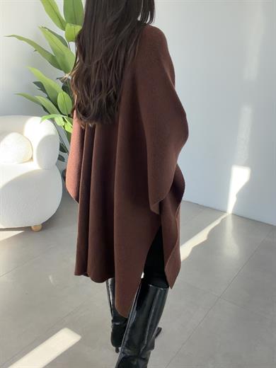 Kahve Cepli Triko Panço