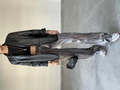 Kahve Desenli Pantolon