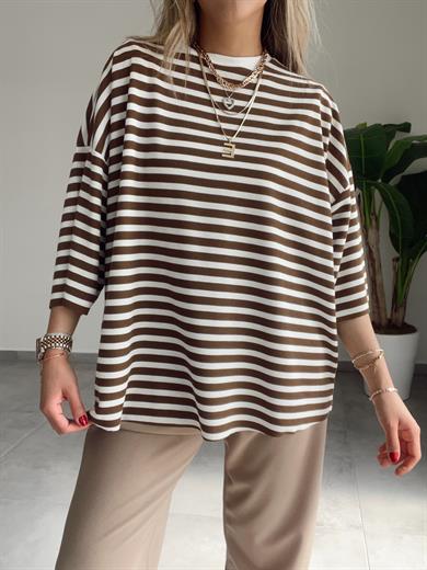 Kahve Oversize Tshirt