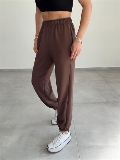 Kahve Oys Modal Kumaş Takım