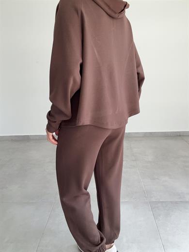 Kahve Oys Modal Kumaş Takım