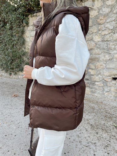 Kahve Şişme Yelek