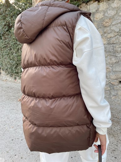 Kahve Şişme Yelek